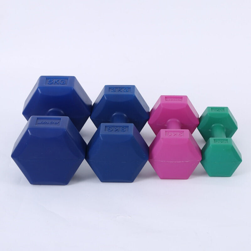 Sand Filled Hexagon Dumbbell