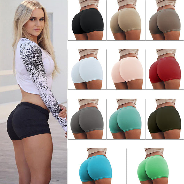 High Waist Stretch Shorts