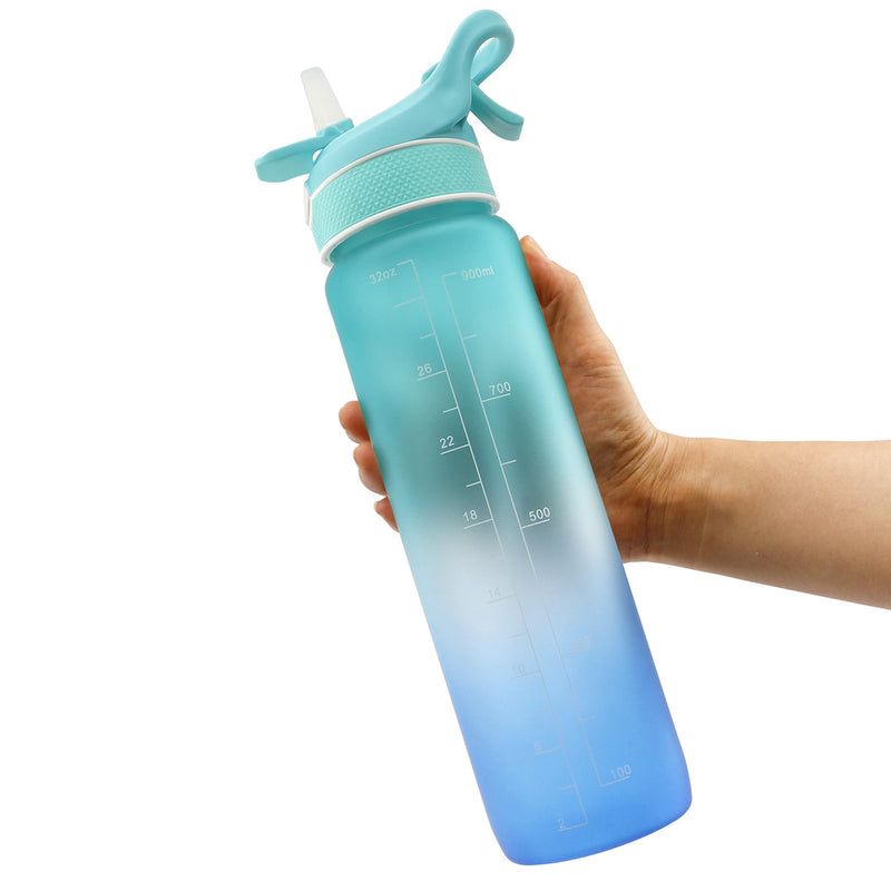 Spray Water Bottle with Time Marker