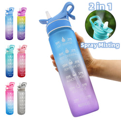 Spray Water Bottle with Time Marker